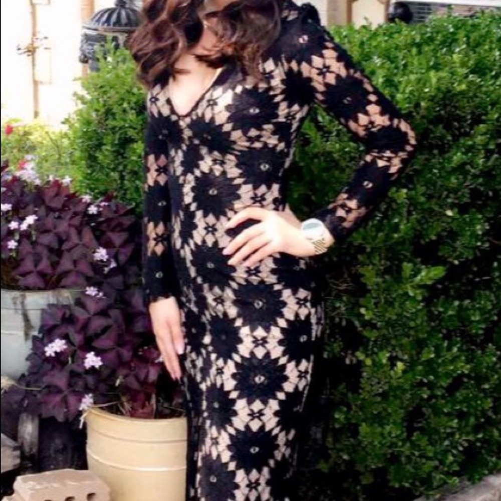 Black Lace Dress